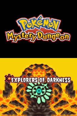 Pokemon Mystery Dungeon Explorers of Darkness Title Screen